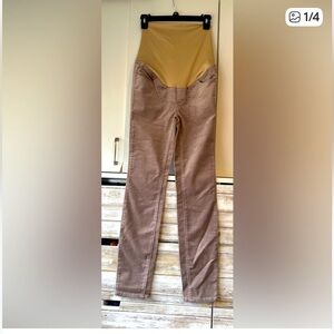 LOFT Skinny Maternity Corduroy Pants - Beige